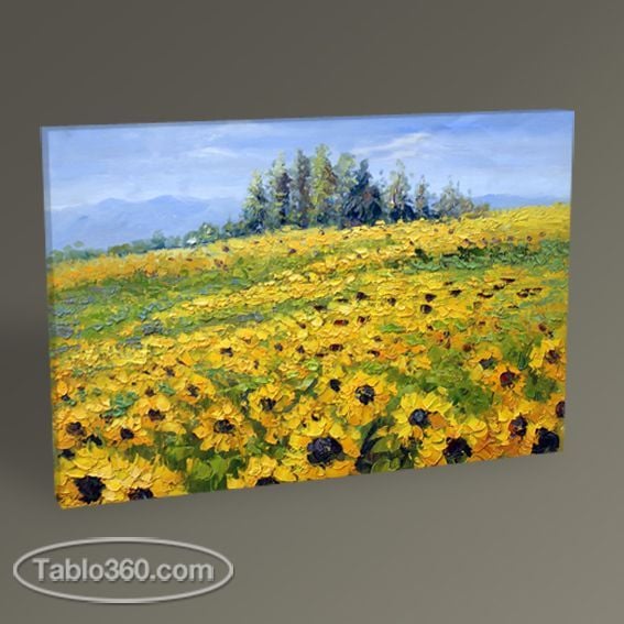 Papatya Tarlası Tablo