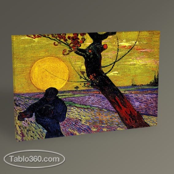 Vincent Van Gogh-The Sower Tablo