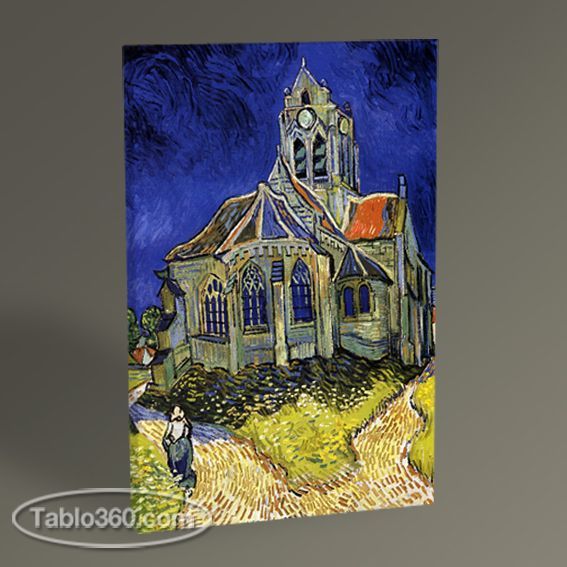 Vincent Van Gogh-The Church at Auvers