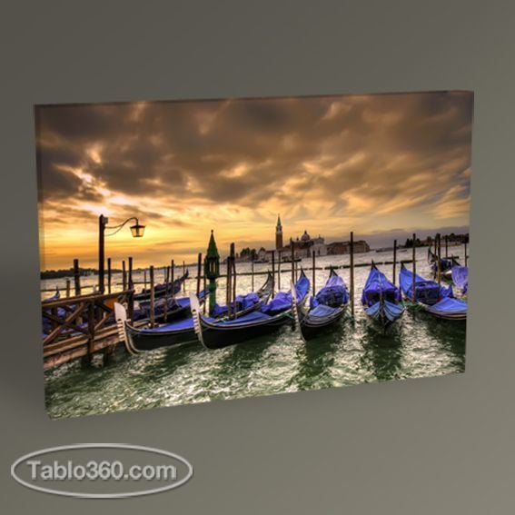 Venedik Gondol Tablo