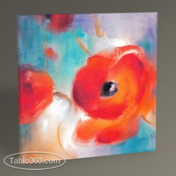 Scarlet Poppies in Bloom Tablo