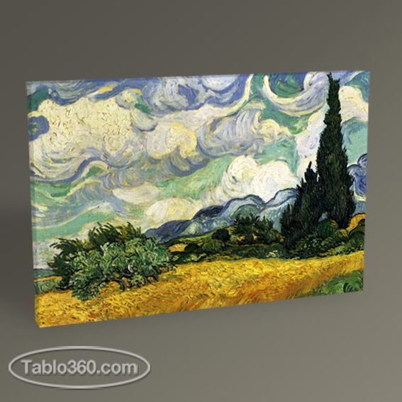 Vincent Van Gogh-Wheat Field with Cypresses at the Haute Galline Near Eygalieres