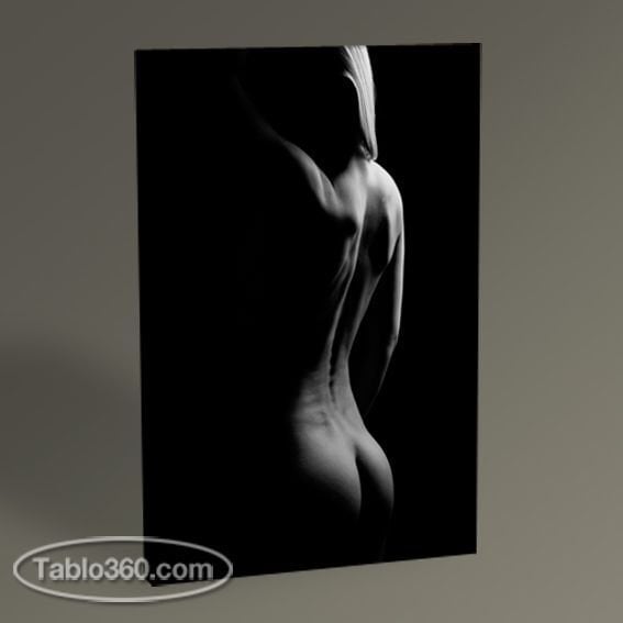 Beautiful Women Silhuette Tablo