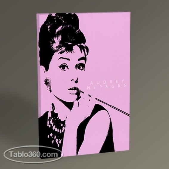 Audrey Hepburn Pop Art Tablo