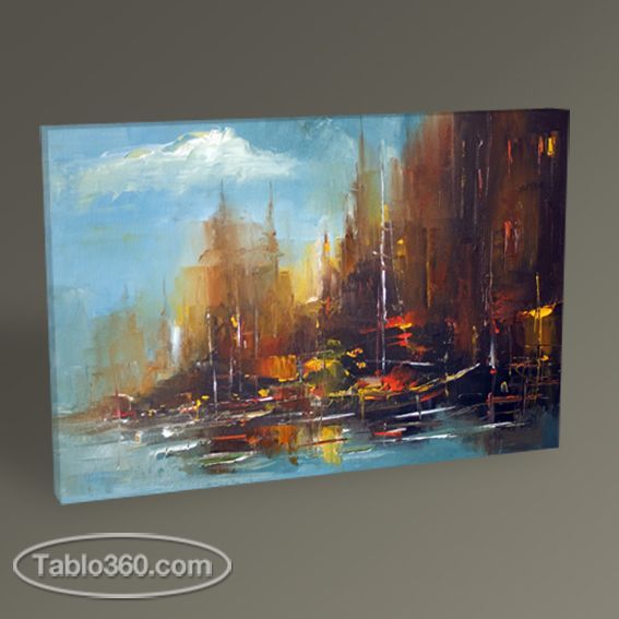 Soyut Yağlı Boya Tablo