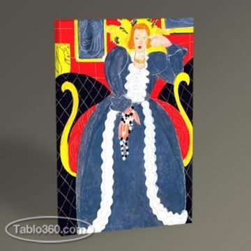 Henri Matisse Lady in Blue Tablo