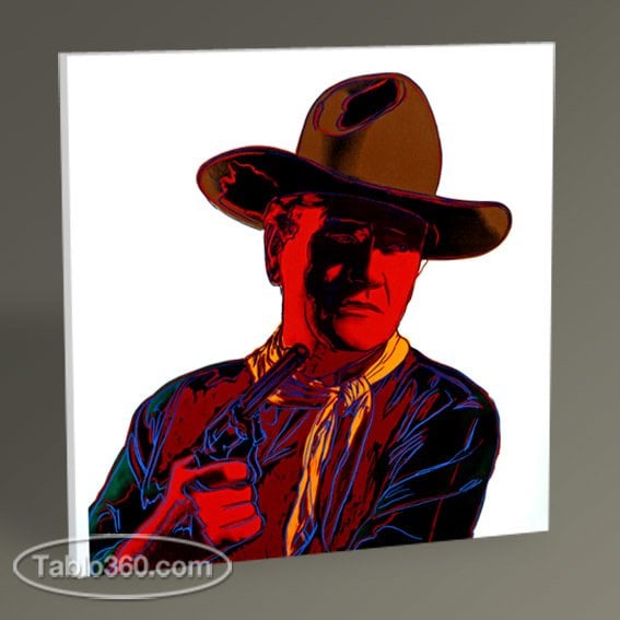 Andy Warhol John Wayne Tablo