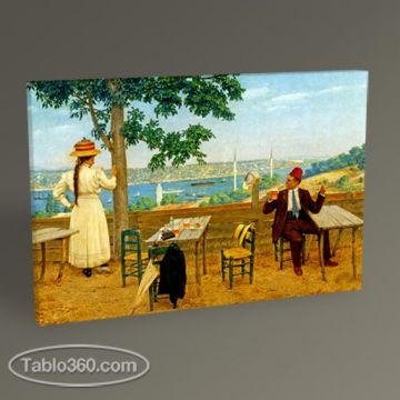 Dolmabahçe Sırtlarında Kahve Tablo