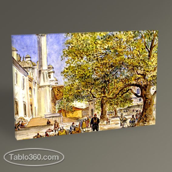 İstanbul'da Bir Cami Önü Tablo