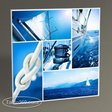 Yacht Collage Tablo