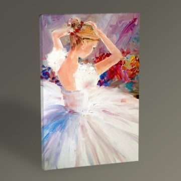 Balerin Kanvas Tablo