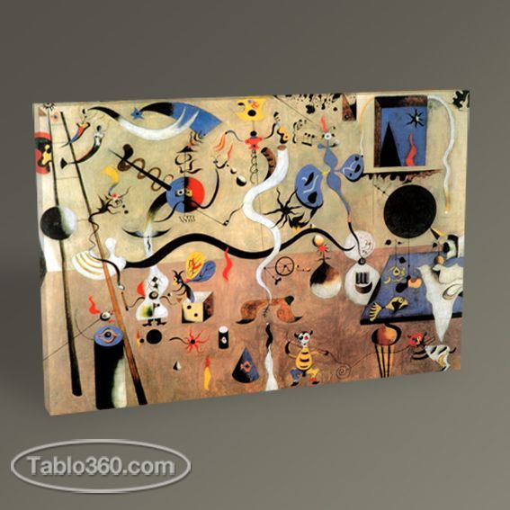 Joan Miro Carnival of Harlequin Tablo