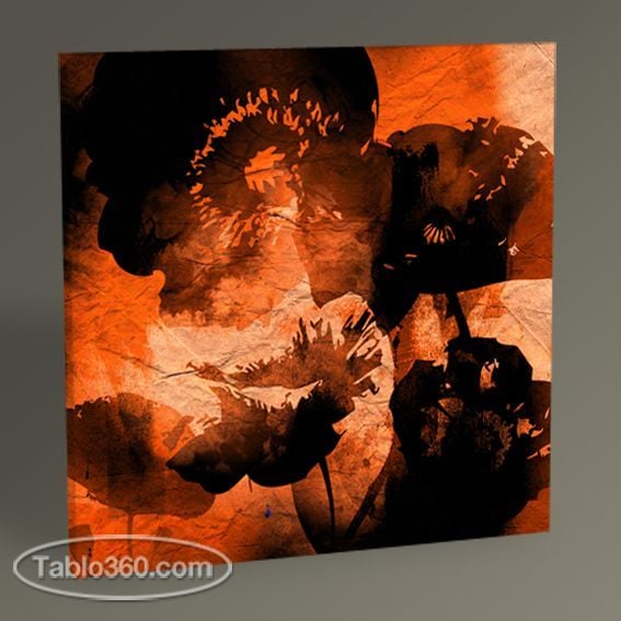 Decorative Flowers Tablo