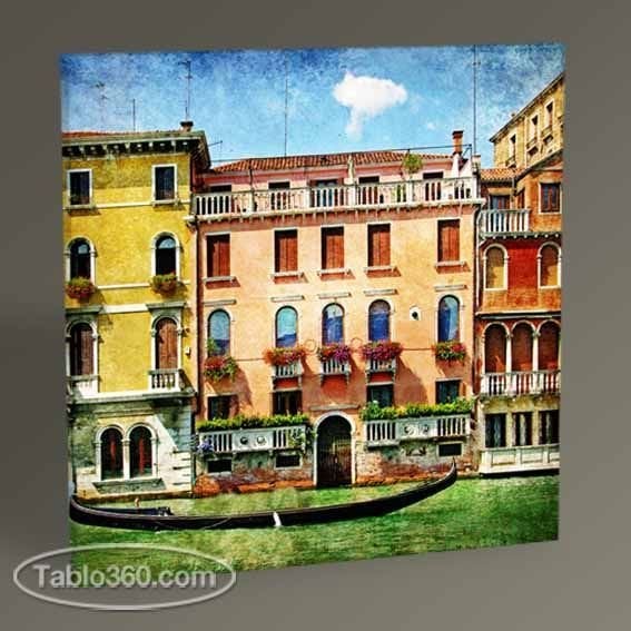 Venedik Gondol Tablo