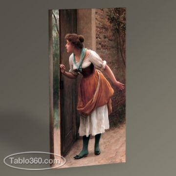 Eugene De Blaas-Kulak Misafiri Tablo