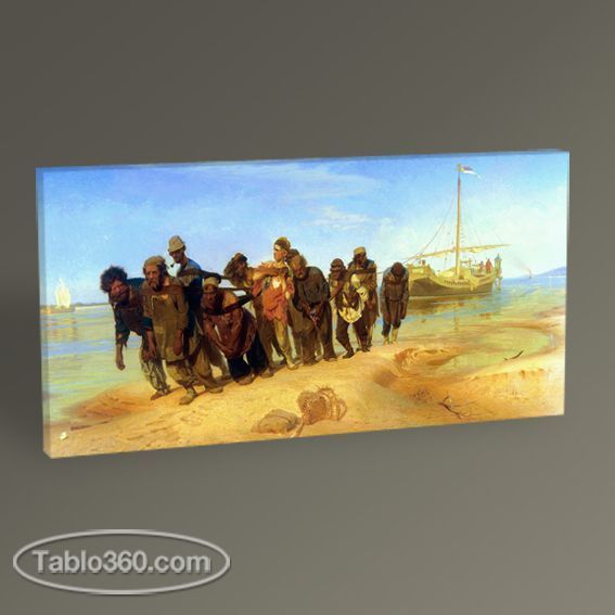 İlya Repin Volga Kıyısında Burlaklar Tablo