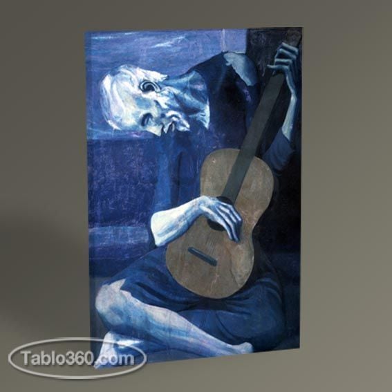 Pablo Picasso The Old Guitarist Tablo
