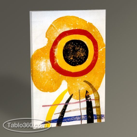 Joan Miro Bir Gravür Tablo