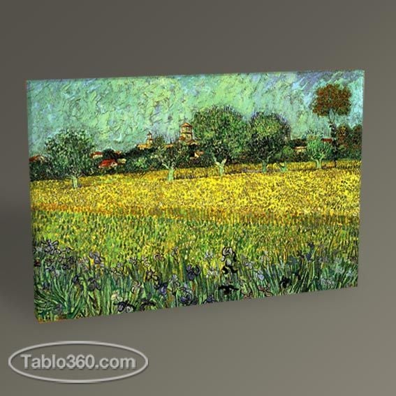 Vincent Van Gogh Arles Manzarası Tablo