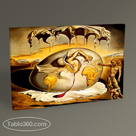 Salvador Dali Geopoliticus Child Tablo