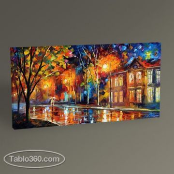 Renkli Yaz Akşamı Tablo