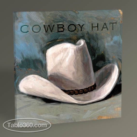 Kovboy Şapkası Tablo