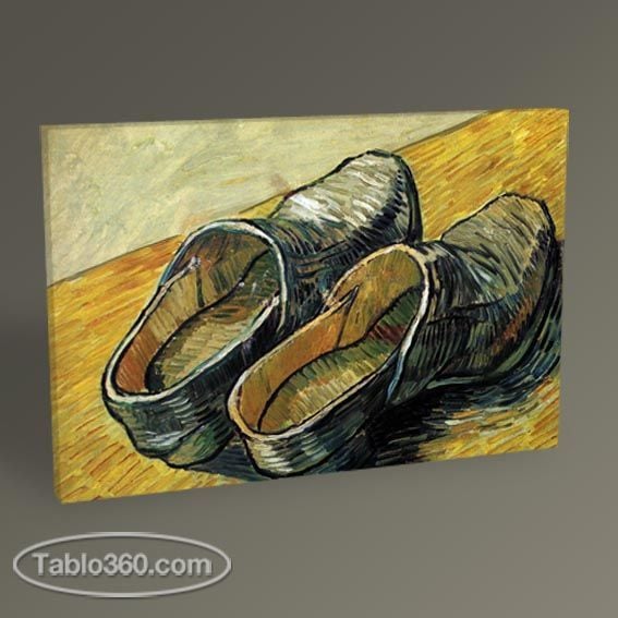 Vincent Van Gogh Bir Çift Ahşap Ayakkabı Tablo