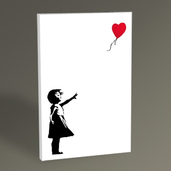 Banksy Balloon Girl Tablo
