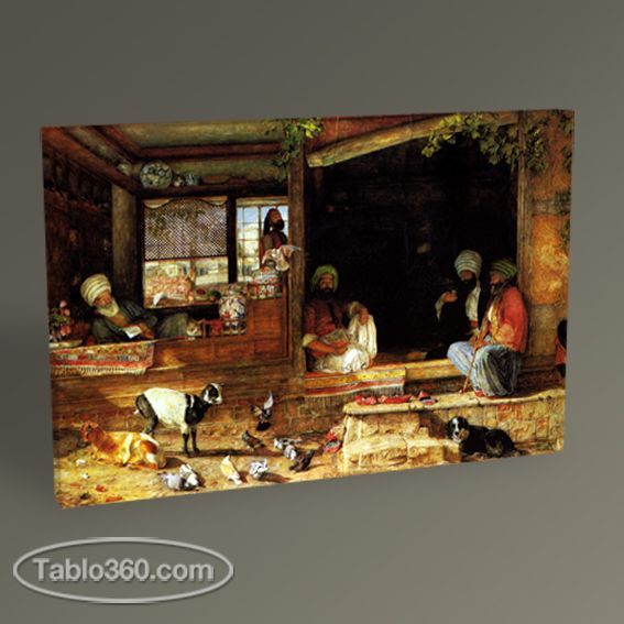 John Frederick Lewis  Köy Yeri Tablo