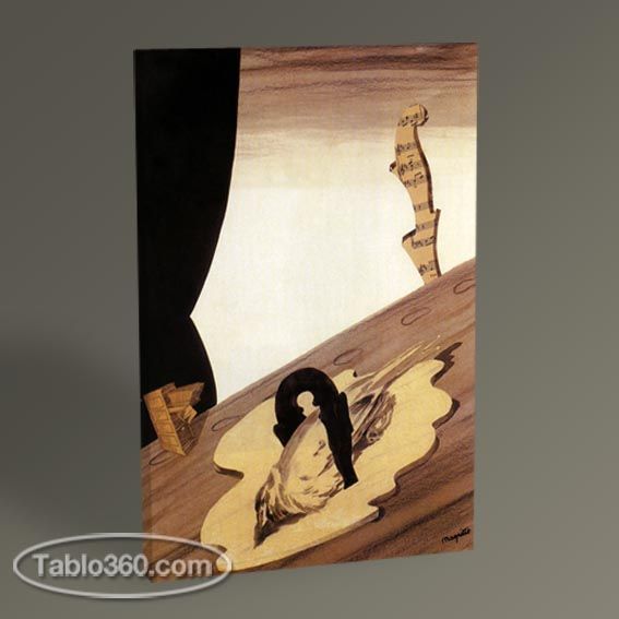 Rene Magritte Untitled Collage Tablo