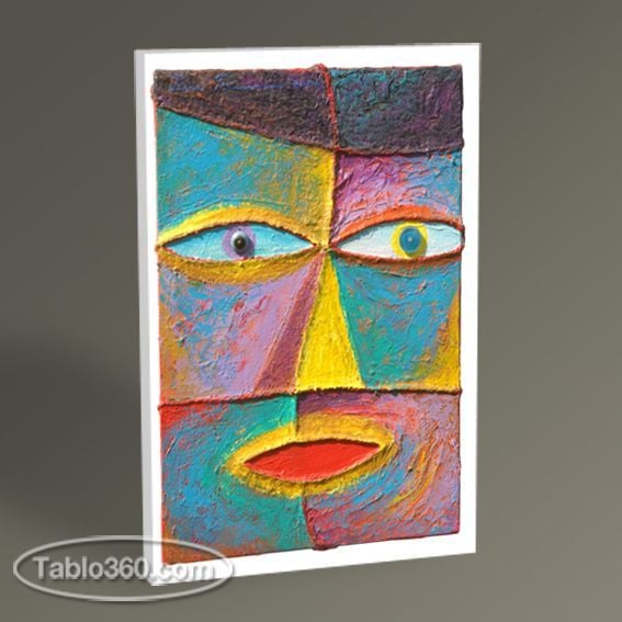 Renkli Yüz II Tablo