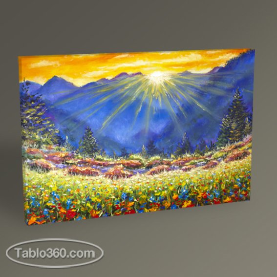 Dağ Manzarası Tablo