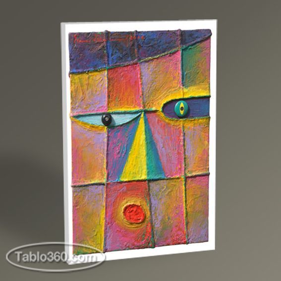 Renkli Yüz III Tablo