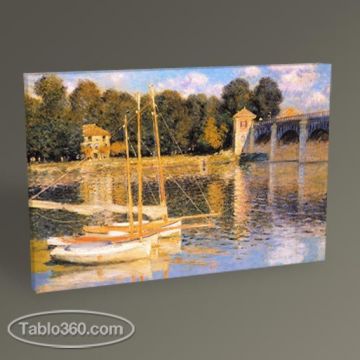 Claude Monet Argenteuil'de Köprü Tablo