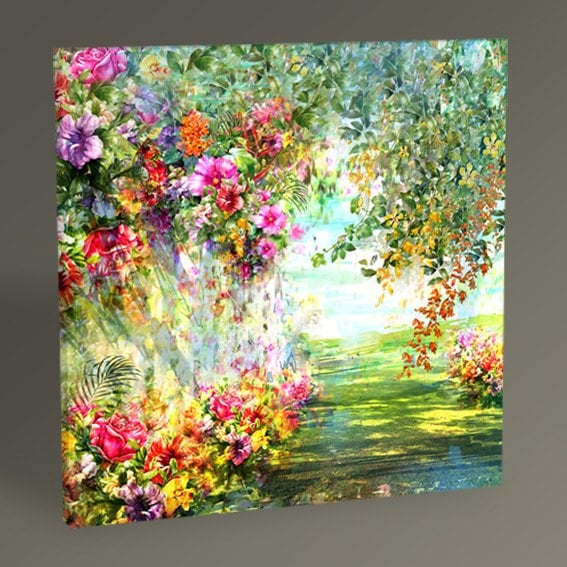 Renkli Çiçekler Tablo