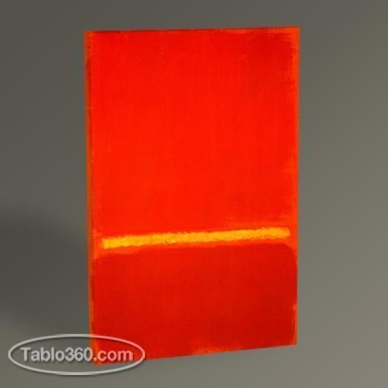 Mark Rothko-Red,Yellow,Red Tablo