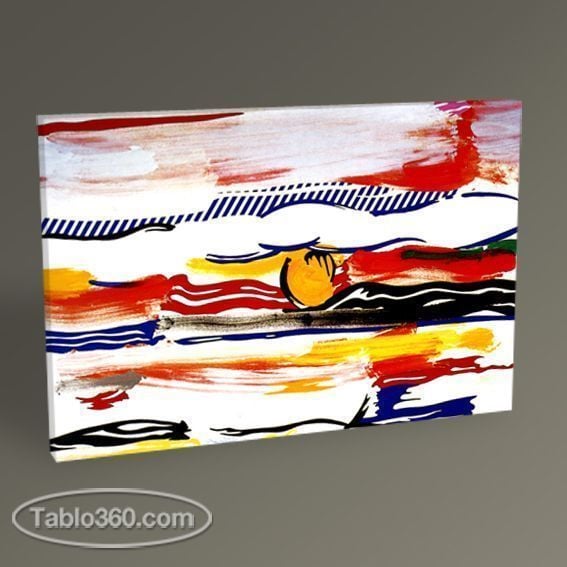Roy Lichtenstein Sunrise Tablo
