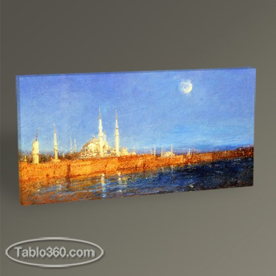 Felix Ziem Ayasofya ve İstanbul Surları Tablo