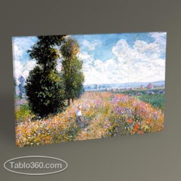 Claude Monet Kırdaki Kavak Ağaçları Tablo