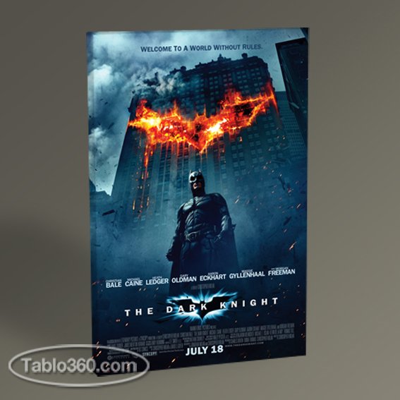 Kara Şövalye Film Afişi Tablo