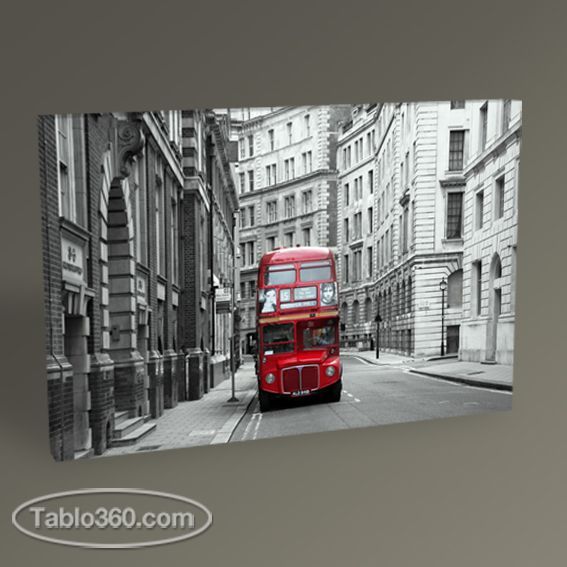 London Red Bus Tablo