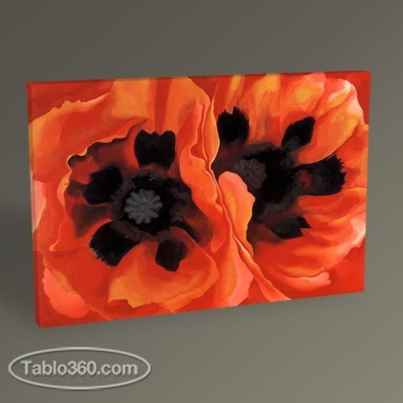 Georgia O'Keeffe Oriental Poppies Tablo
