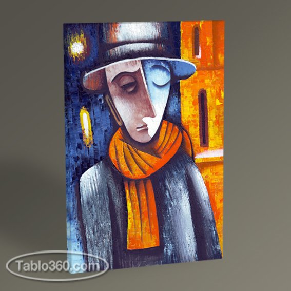 Sokakta Dolaşan Adam Tablo