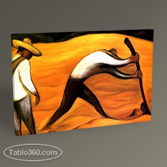 Diego Rivera Peasants Tablo