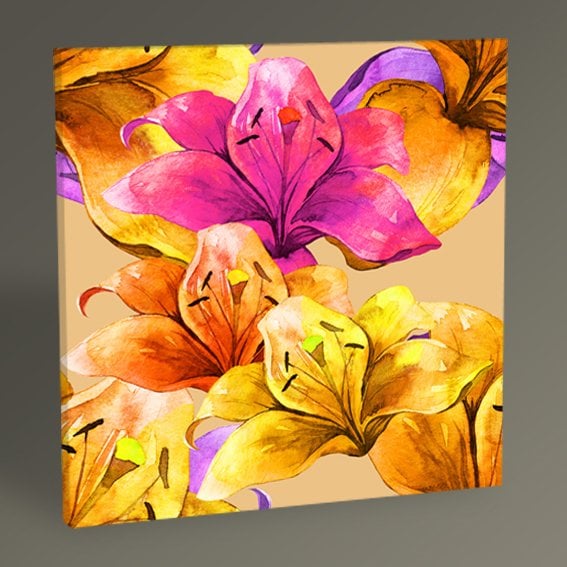 Lilyum Çiçekleri Tablo