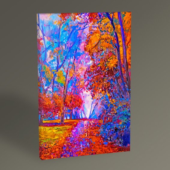 Renkli Orman Tablo