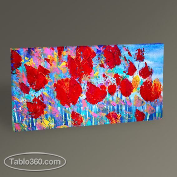 Red flowers II Tablo