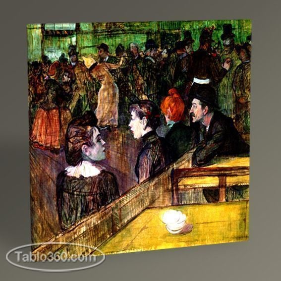 Henri de Toulouse-Lautrec At the Moulin de la Galette