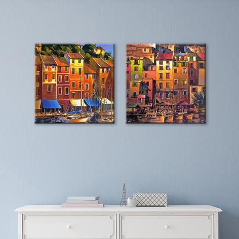 Altın Evler Set Tablo 65X30