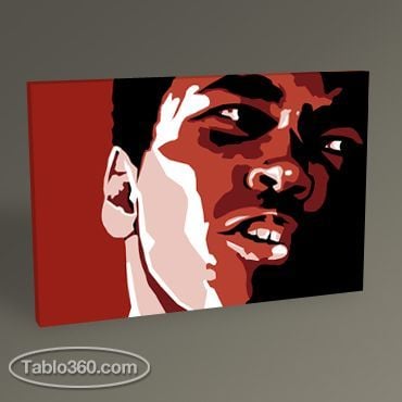 Muhammed Ali Pop Art Tablo